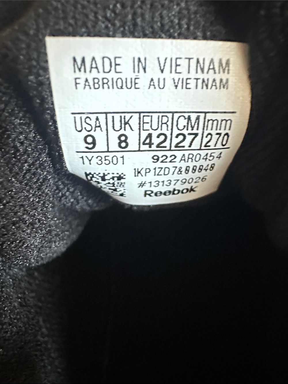 Black Reebok classics - Picture 3 of 3
